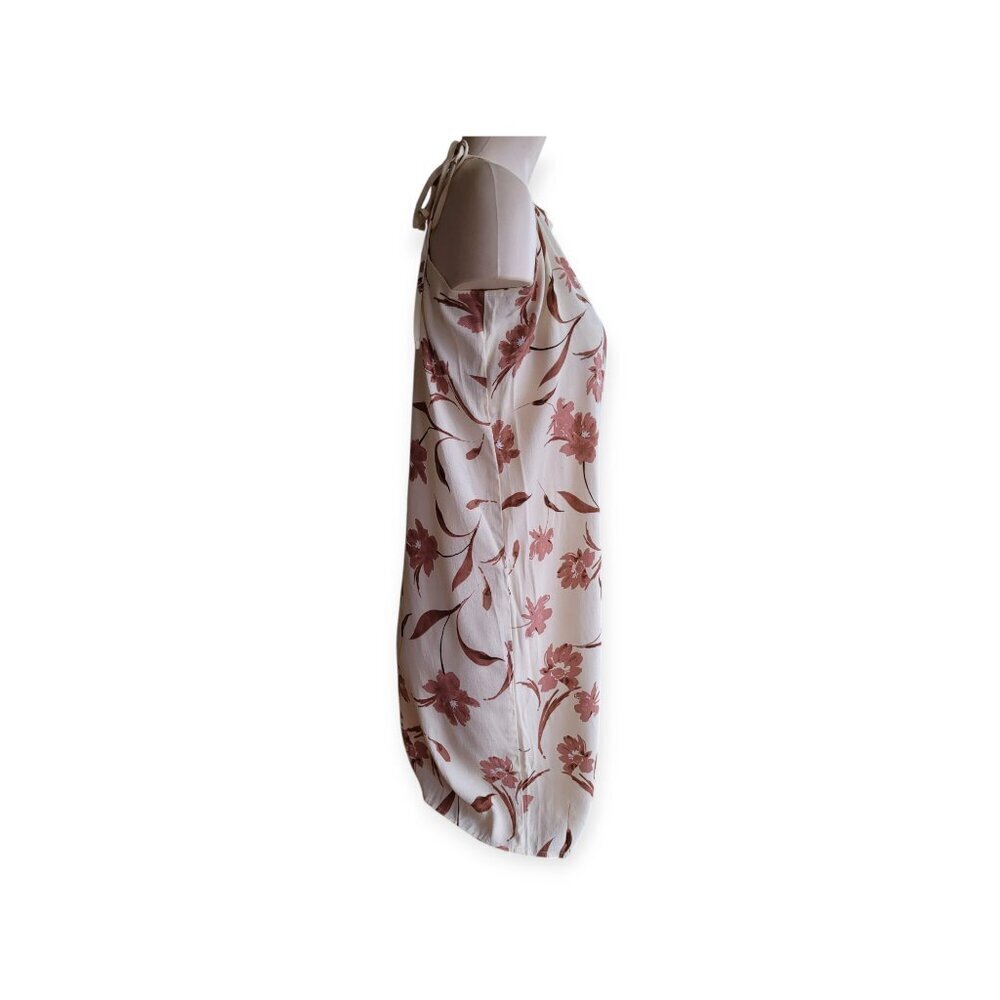 Camas Lilly Co Upcycled Summer Dress XL Brown White Sustainable Boutique - Picture 12 of 15